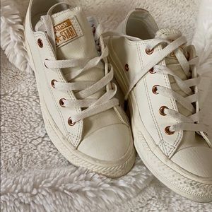 Covered leather sneakers